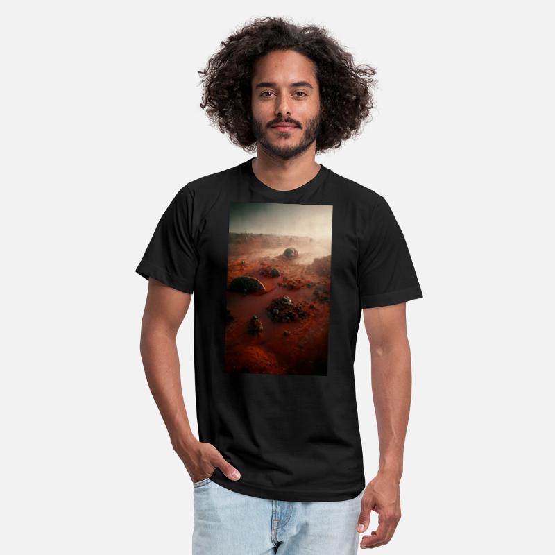 A fantastic Martian landscape