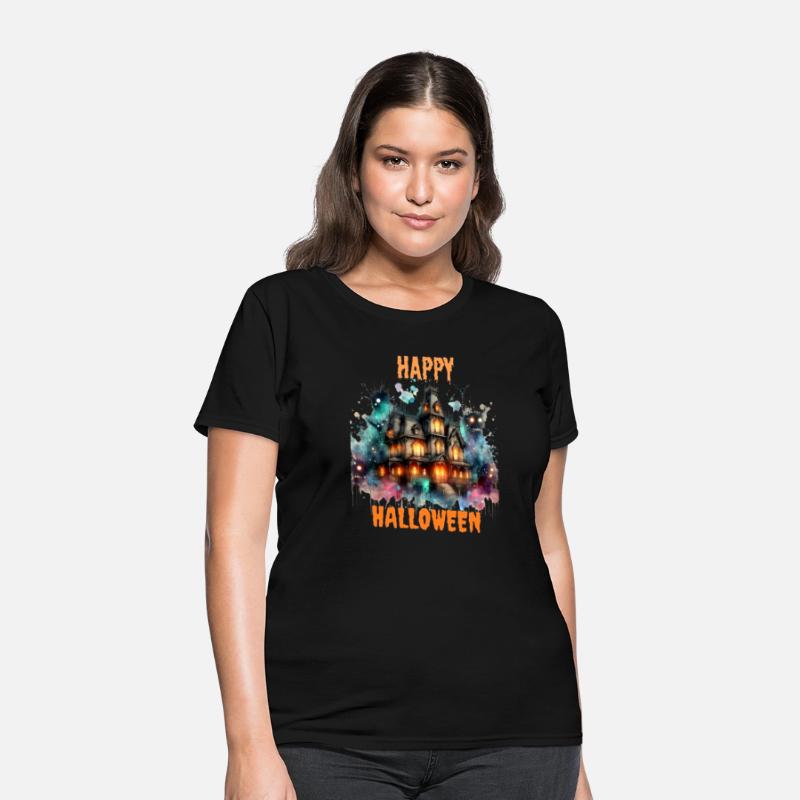 A Halloween Haunted House T-Shirt