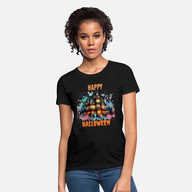 A Halloween Haunted House T-Shirt
