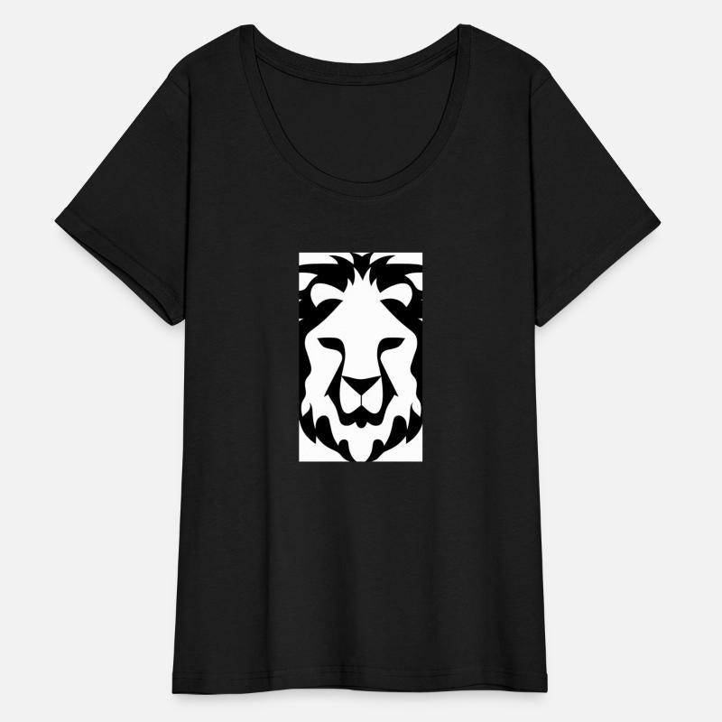 a majestic lion in a bold minima Balanced