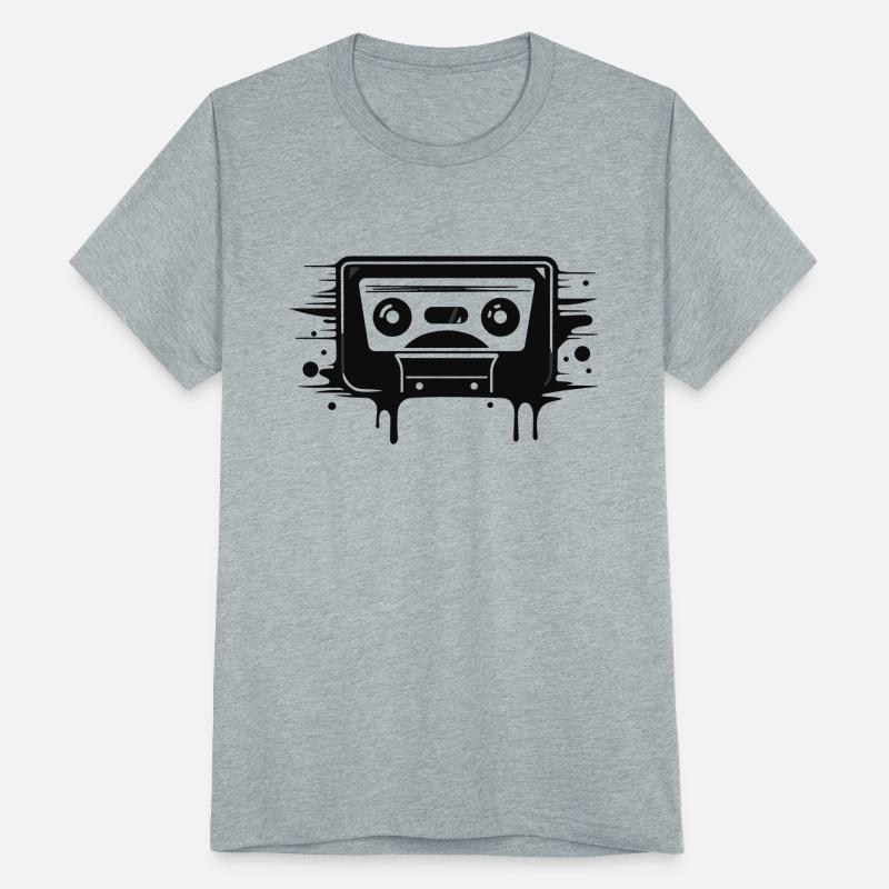 A vintage-inspired illustration of cassette tape