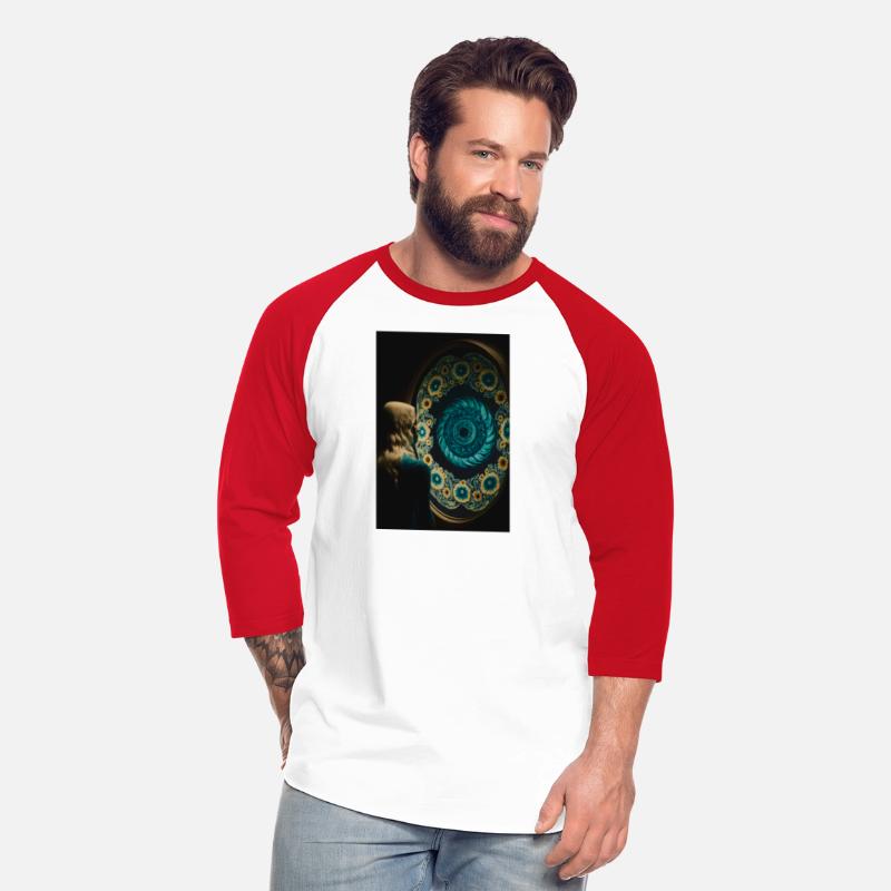 A woman looking at a painting in a dark room