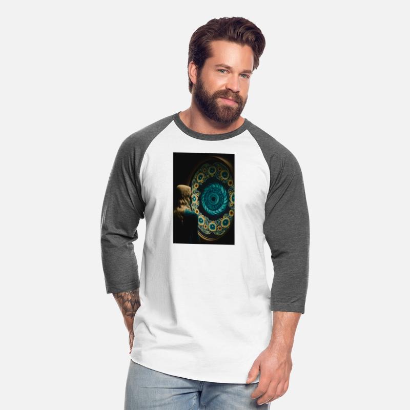 A woman looking at a painting in a dark room