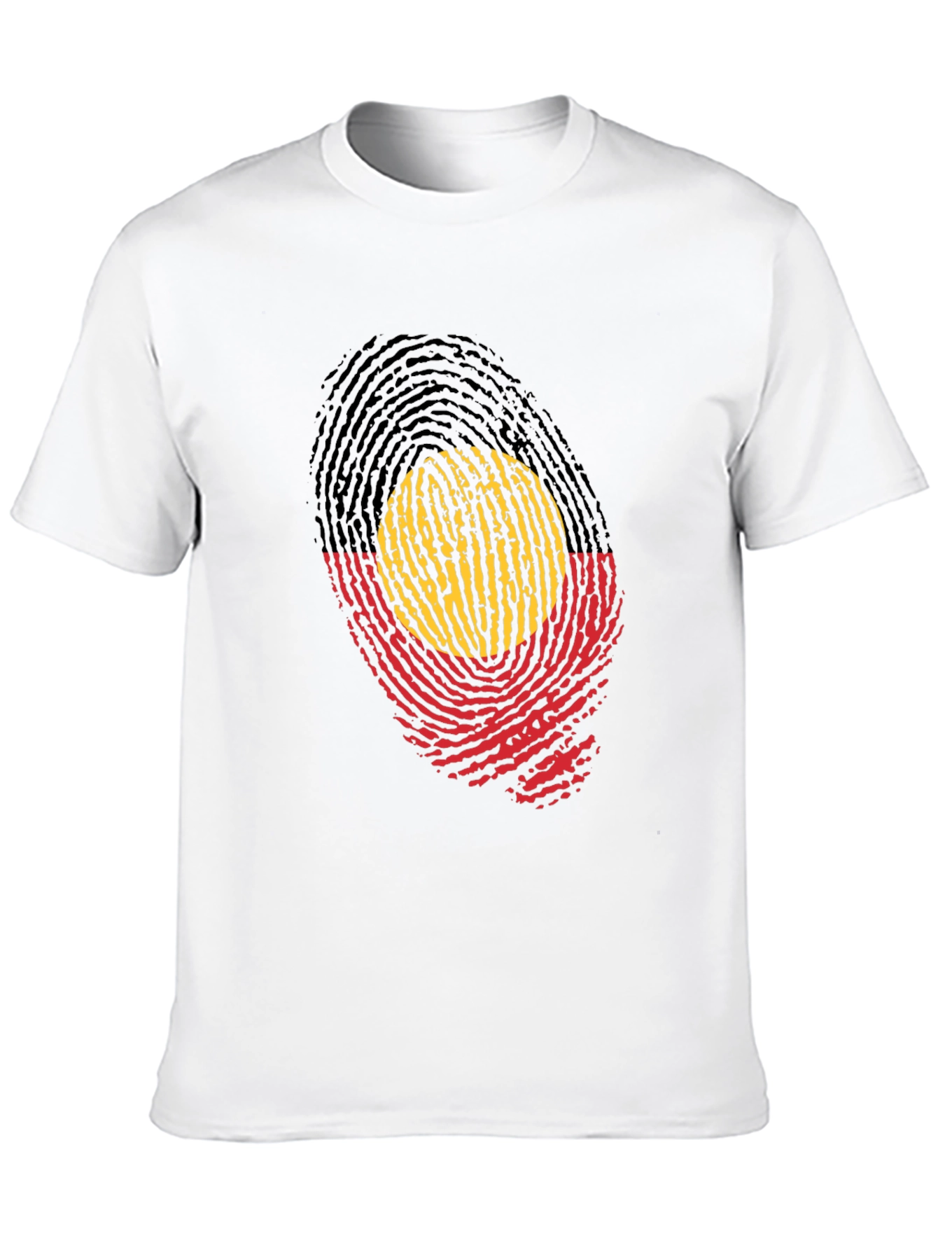 Aboriginal Flag Fingerprint T-Shirt