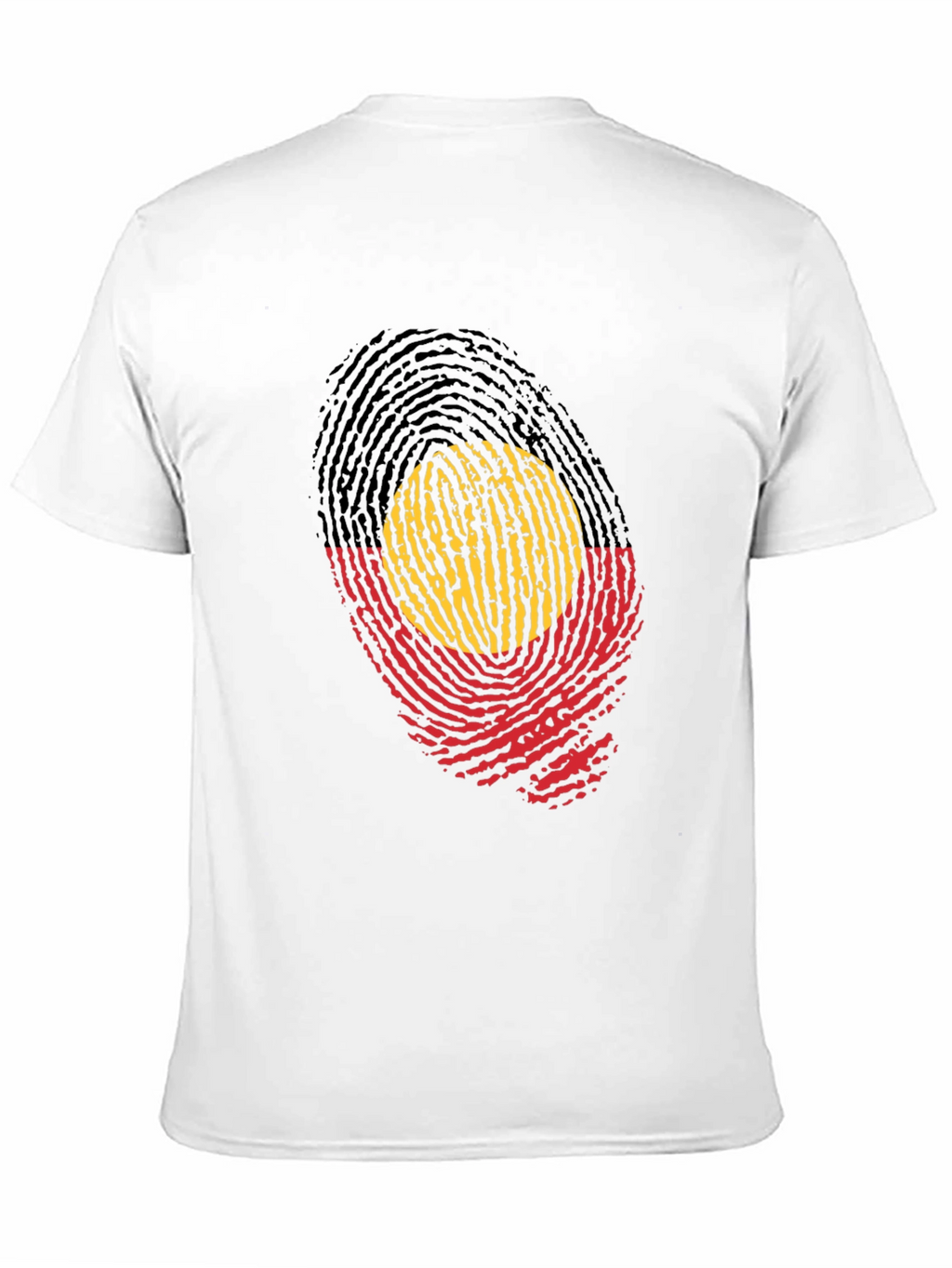 Aboriginal Flag Fingerprint T-Shirt