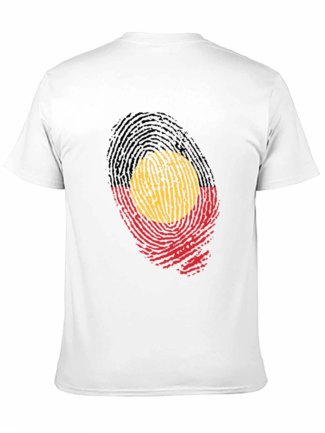 Aboriginal Flag Fingerprint T-Shirt