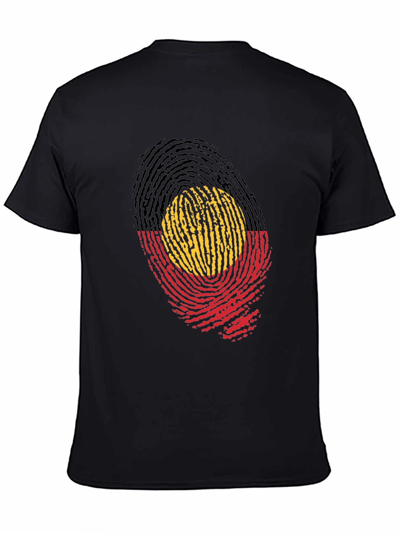 Aboriginal Flag Fingerprint T-Shirt
