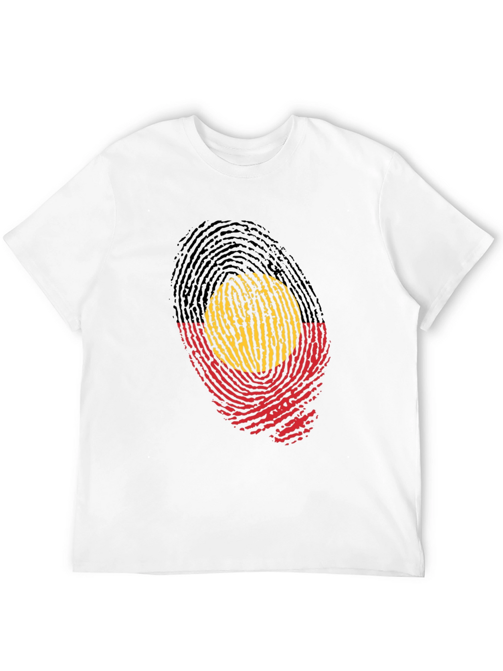 Aboriginal Flag Fingerprint T-Shirt