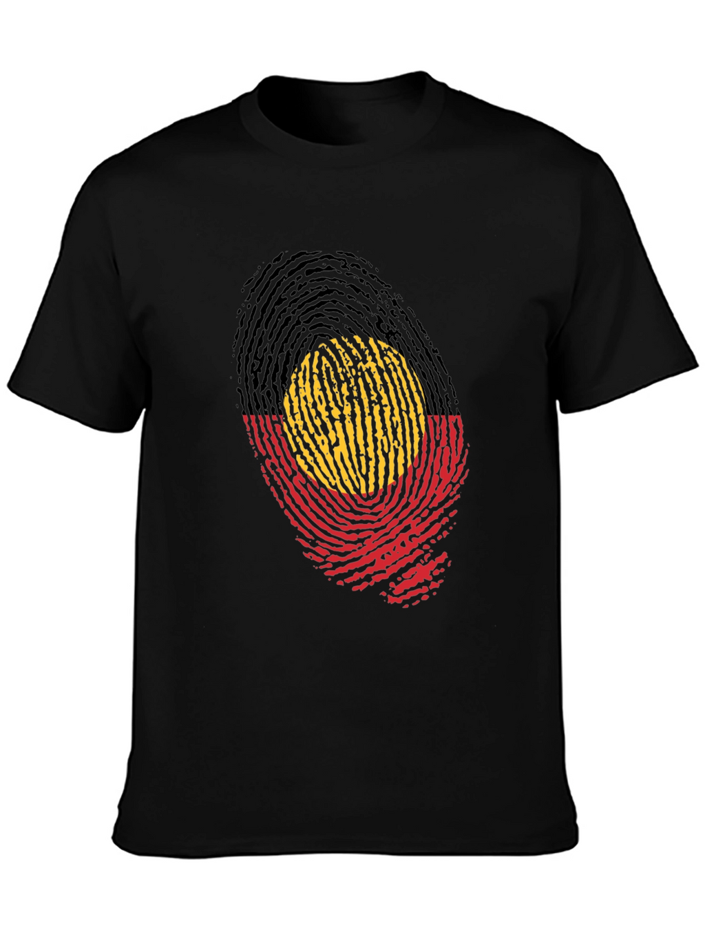 Aboriginal Flag Fingerprint T-Shirt