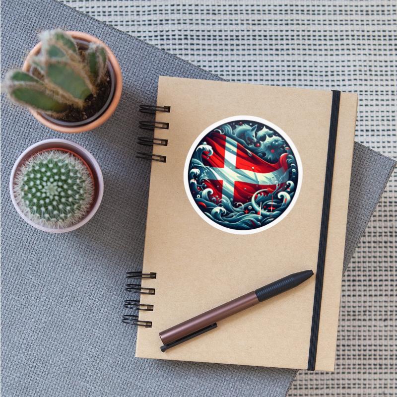 Aarhus City Denmark Vintage Framed Art