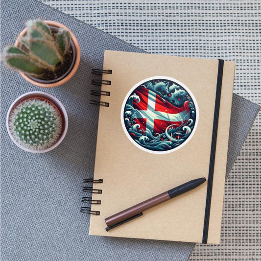 Aarhus City Denmark Vintage Framed Art