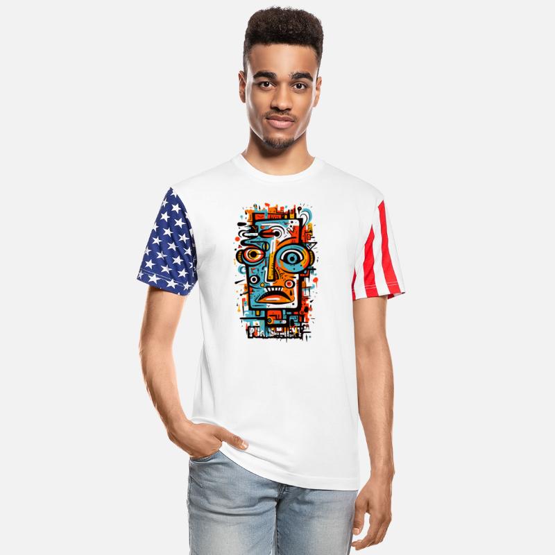 Abstract Tribe Faces Artwork