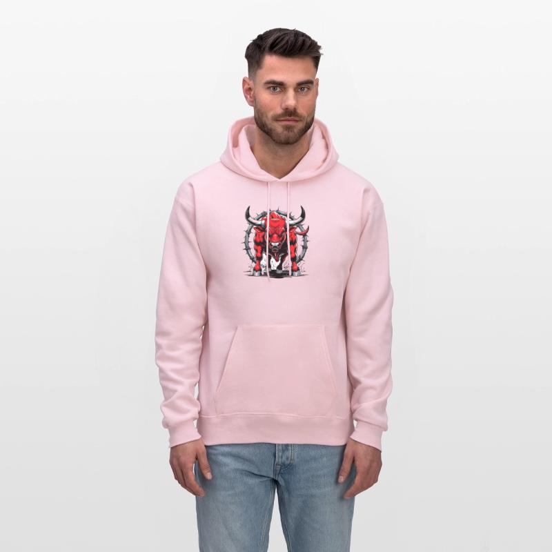 Aggressive Red Bull Illustration