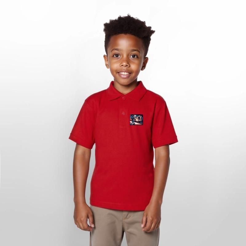 AI Teen in Outdoor Subway Layup at Station