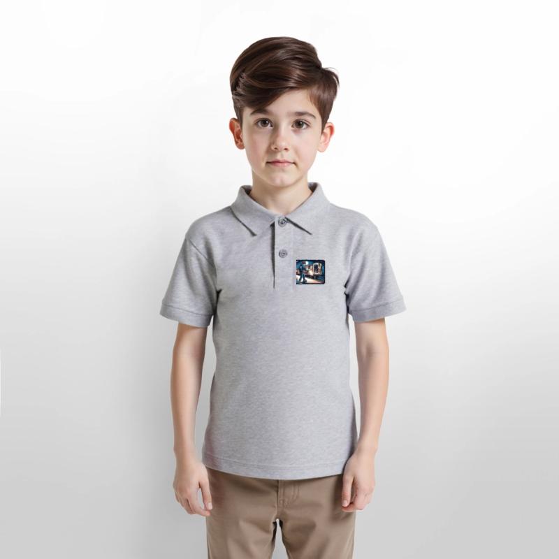 AI Teen in Outdoor Subway Layup at Station