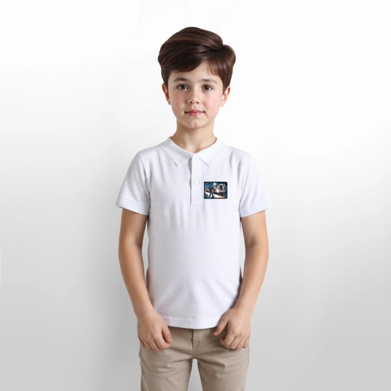 AI Teen in Outdoor Subway Layup at Station