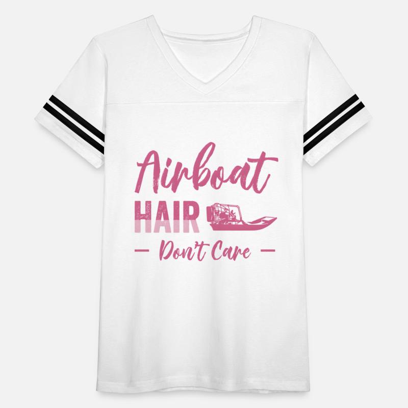 Airboat Hair Don'T Care Boat Owner Racing Racer Bo