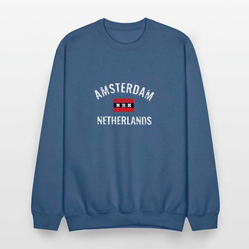 Amsterdam Holland Flag Long