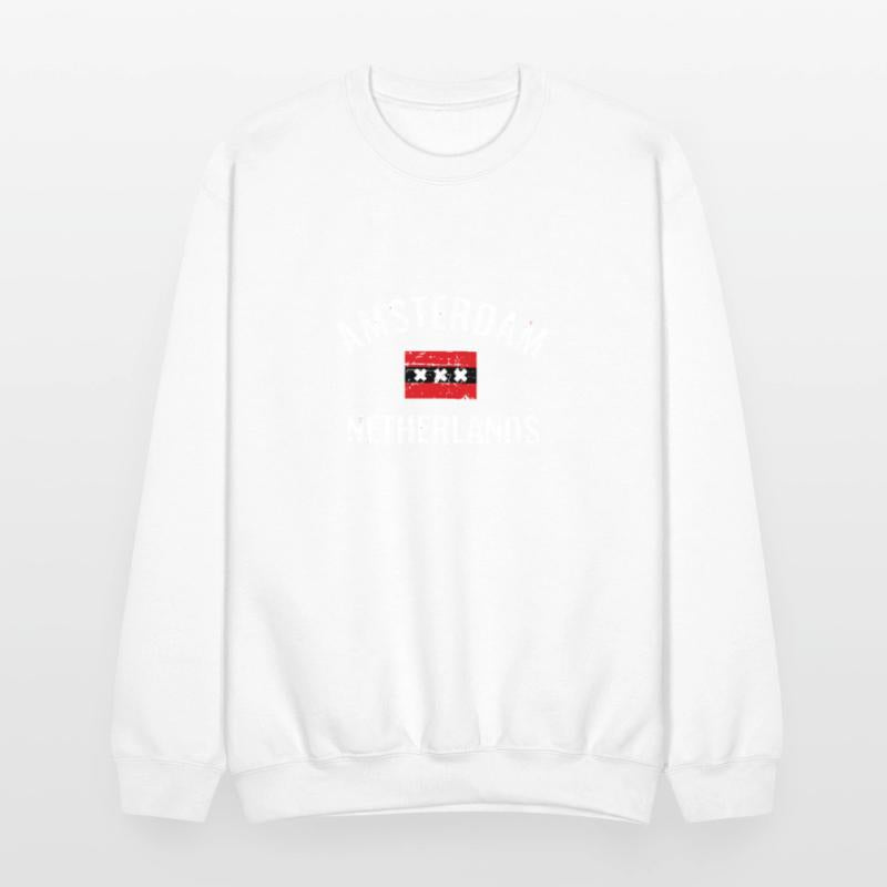 Amsterdam Holland Flag Long