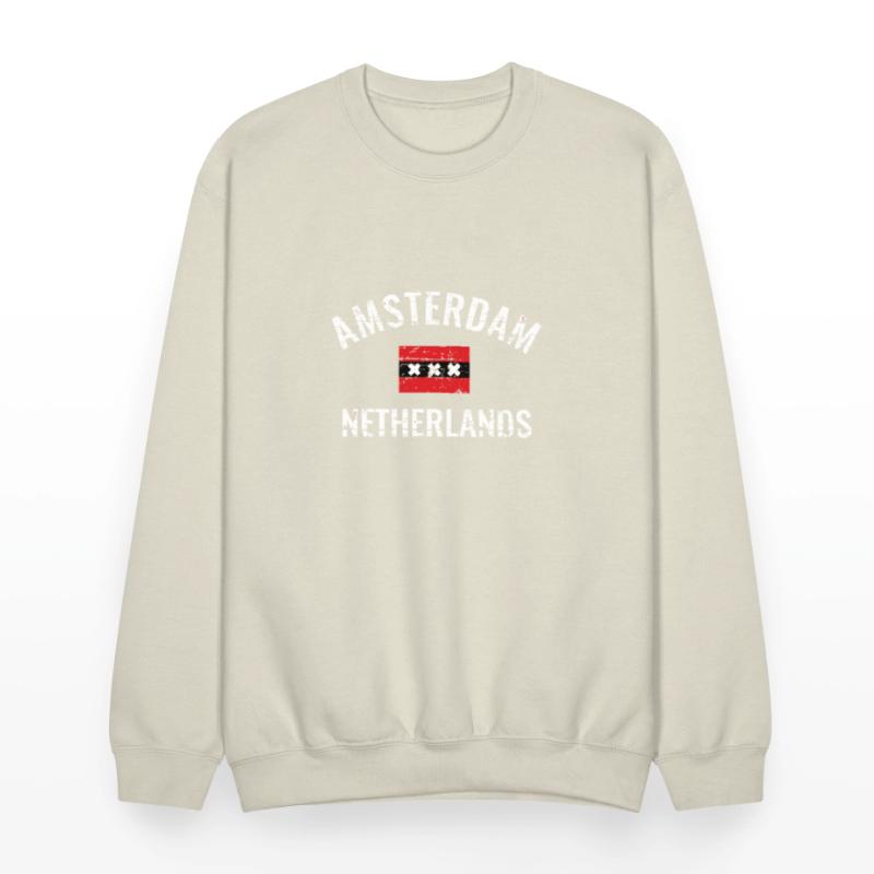 Amsterdam Holland Flag Long