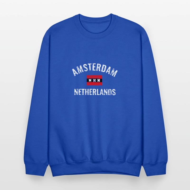 Amsterdam Holland Flag Long