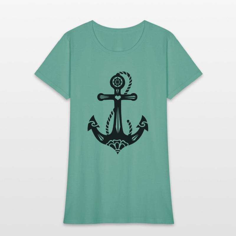 Anchor & Sacred Rose, Symbol Hope, Faith & Love