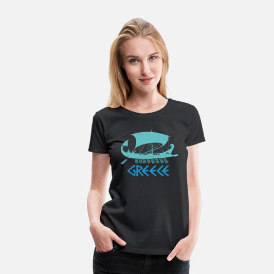 Ancient Greece with ancient ship.