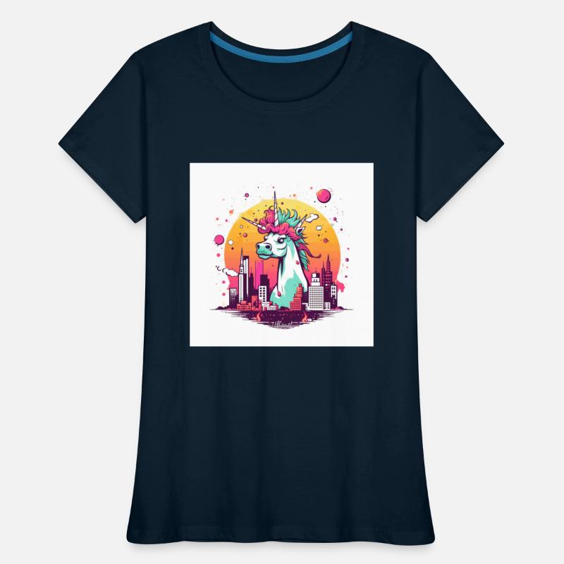 Angry Monster Unicorn Destroy The City