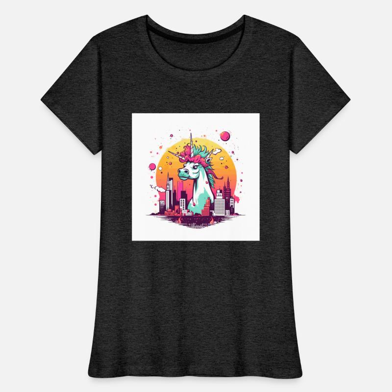 Angry Monster Unicorn Destroy The City