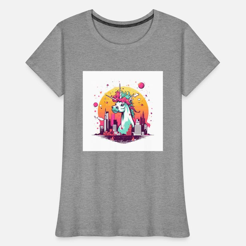 Angry Monster Unicorn Destroy The City