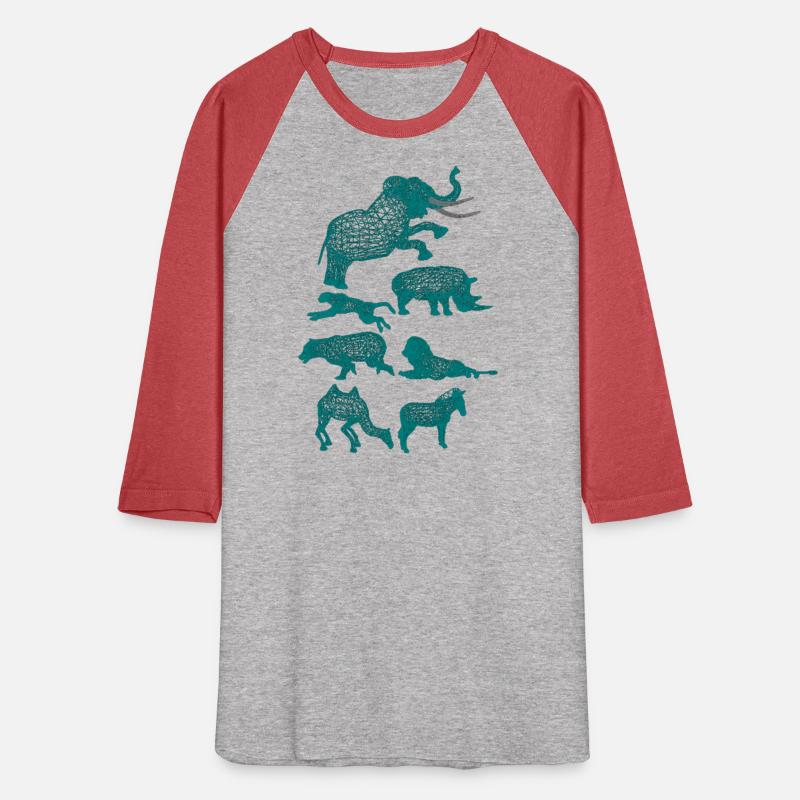 Aqua green zoo animals