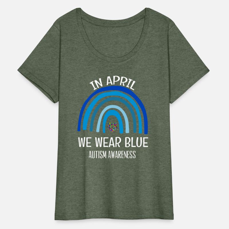Autism Rainbow In April We Wear Blue Autism Awaren
