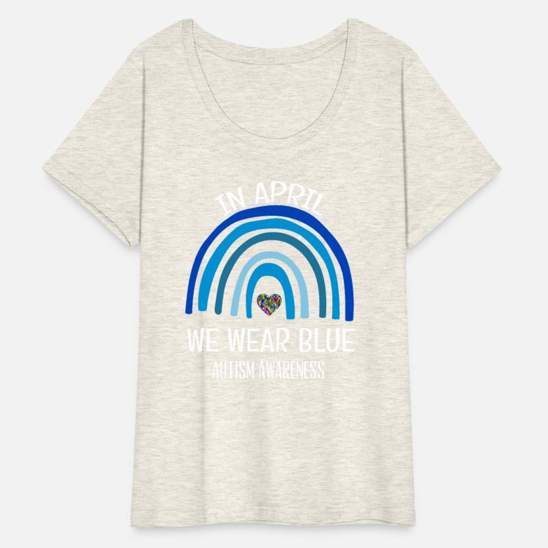 Autism Rainbow In April We Wear Blue Autism Awaren