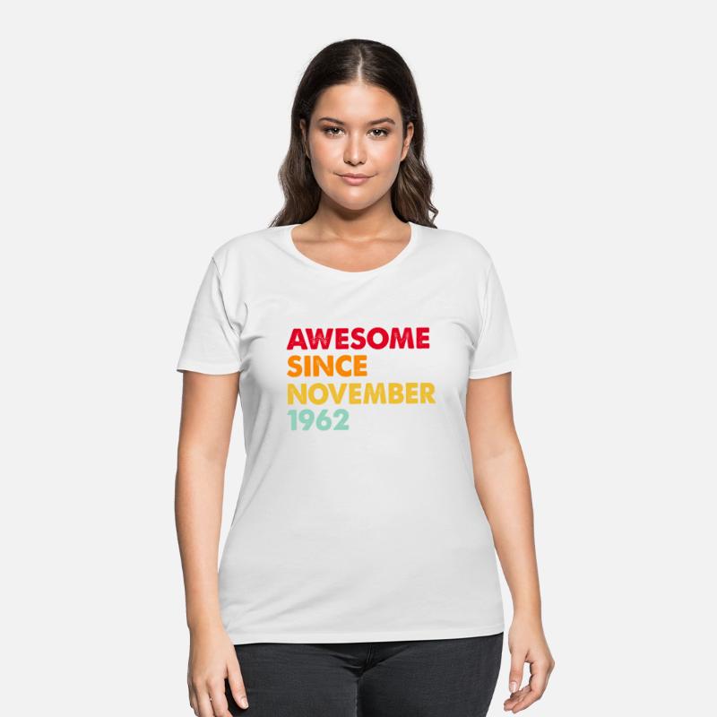 Awesome Since November 1962 60th Birthday Gifts