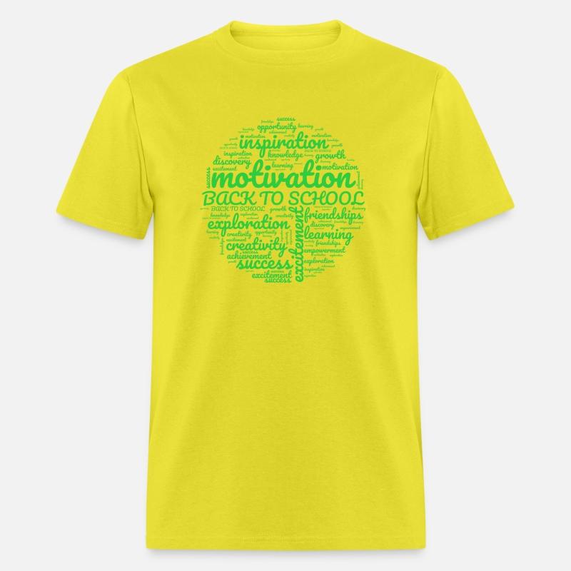 Back to School Wordcloud - Green Circle