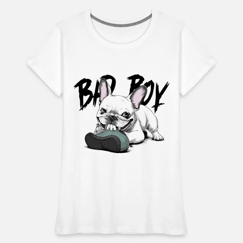 Bad Boy French Bulldog With Chewed Shoe