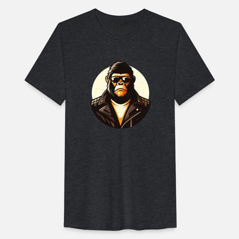 Bad Gorilla with Leather Jacket and Sunglasses