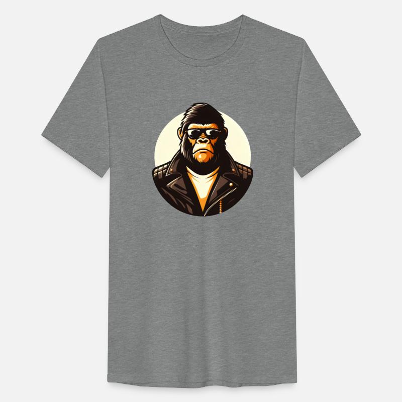 Bad Gorilla with Leather Jacket and Sunglasses