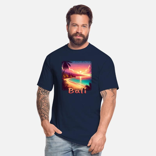 Bali Indonesia sunset beach orange colors