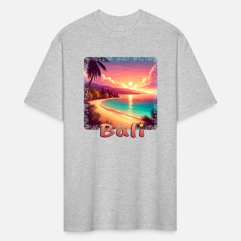 Bali Indonesia sunset beach orange colors