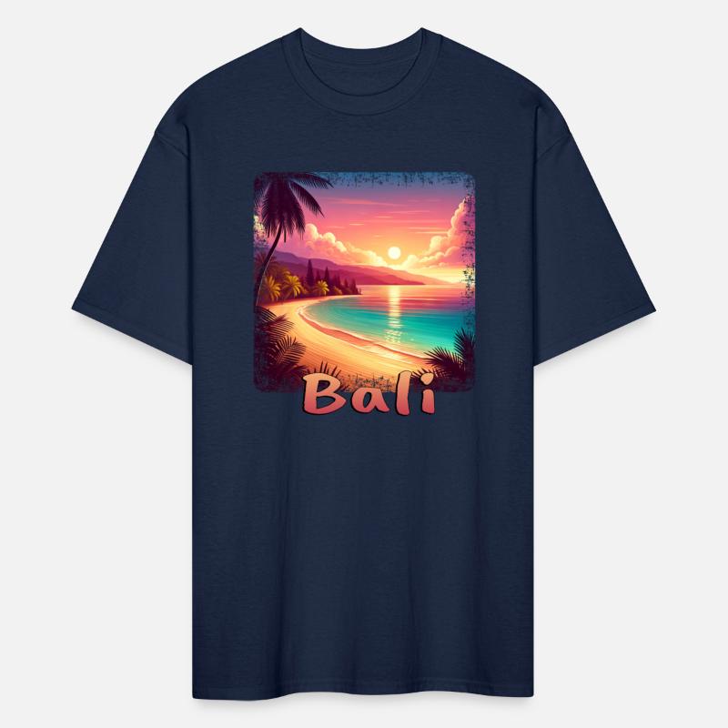 Bali Indonesia sunset beach orange colors