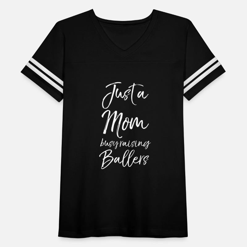 Basketball Mother Just A Mom Busy Raising Ballers
