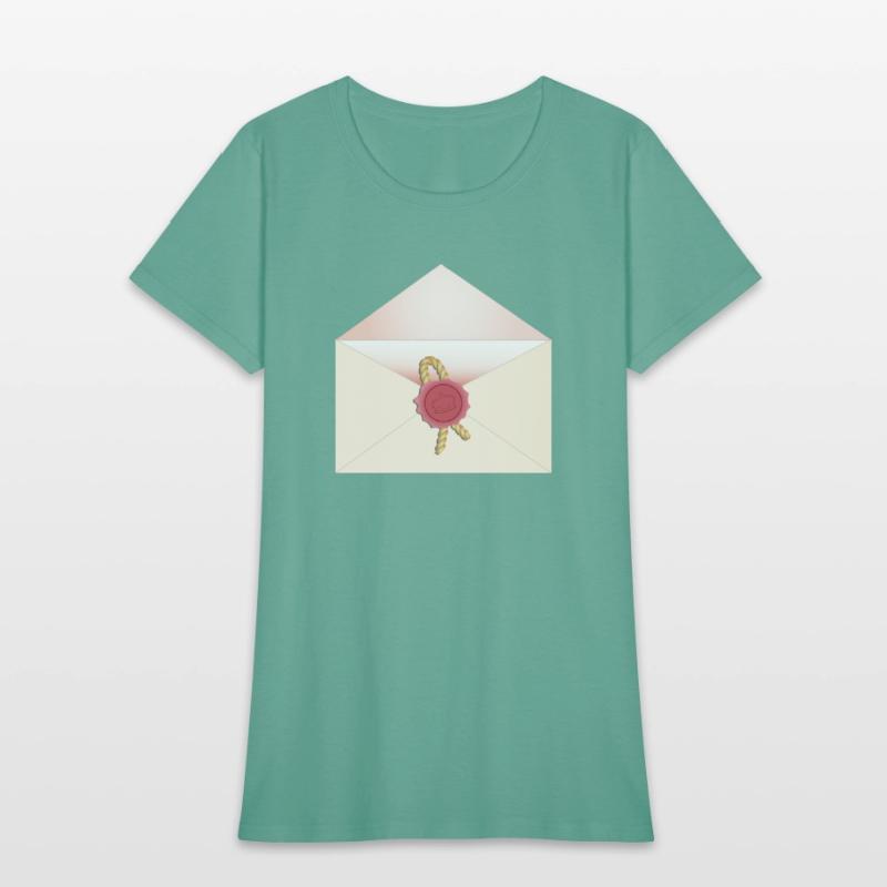 beautiful envelope with an elegant seal