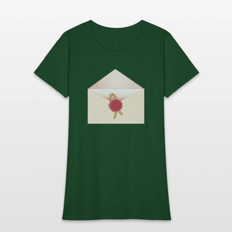 beautiful envelope with an elegant seal