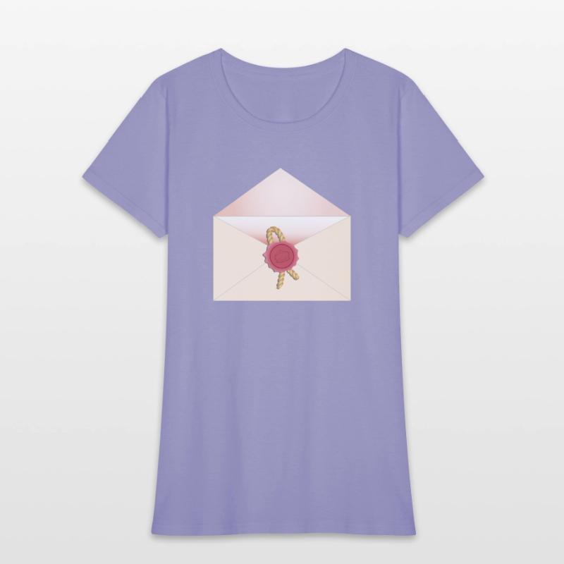 beautiful envelope with an elegant seal