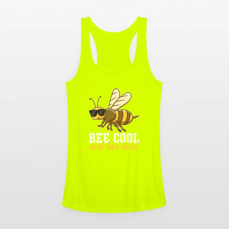 Bee with sunglasses saying Bee Cool