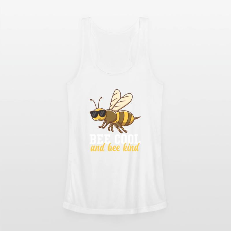 Bee with sunglasses saying Bee Cool