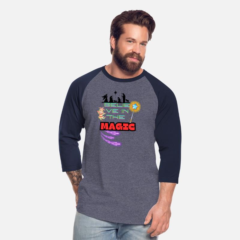 Believe in the magic retro light effect red