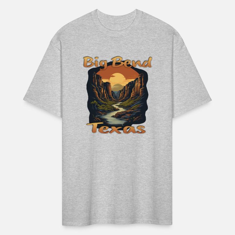 Big Bend with mountains and river