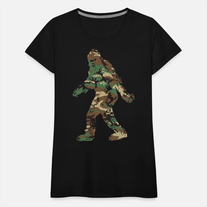 Bigfoot Silhouette Camouflaged